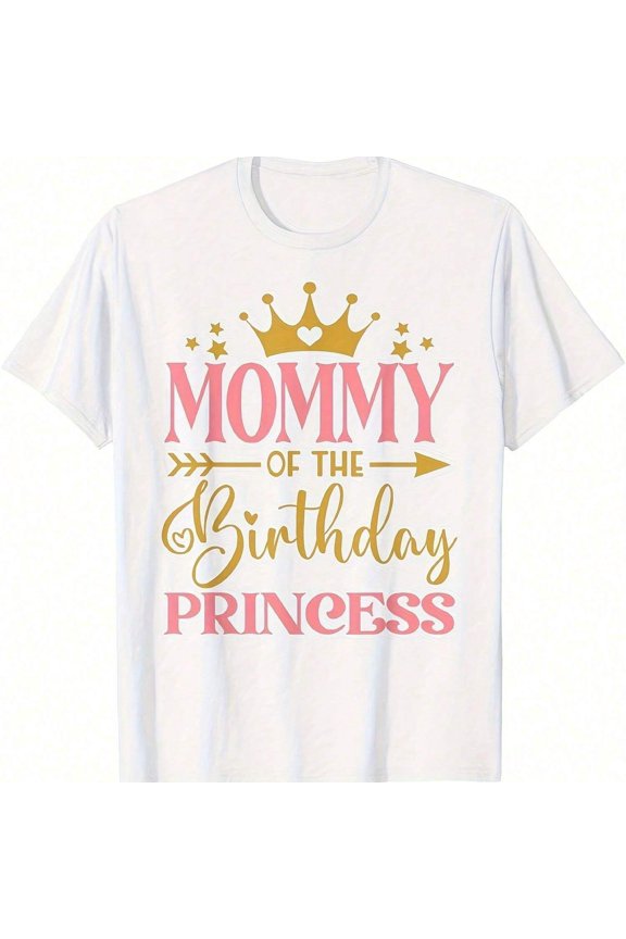 Mommy Of The Birthday For Gi - 1st Birthday Princess Gi T-ShirtPm