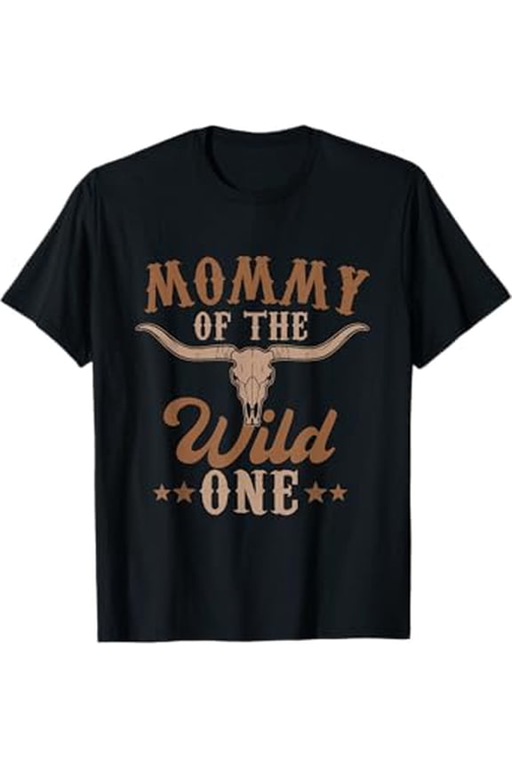 Mommy Of The Wild One Cowboy Western Rodeo Party Matching T-Shirt Unisex S To 5Xl, Unisex T-Shirt