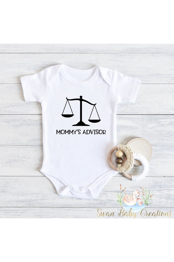 Mommy'S Advisor, Lawyer, Attorney, Lawyer Baby Gift, Lawyer Outfit, Attorney Baby Shower Gift, Future Lawyer, Attorney Mom Cute Baby Onesie, BABY BODYSUIT LAT 4424