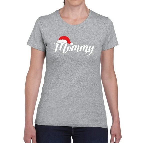 Mommy Santa T-Shirt Women -Smartprints Designs, Female 5X-Large
