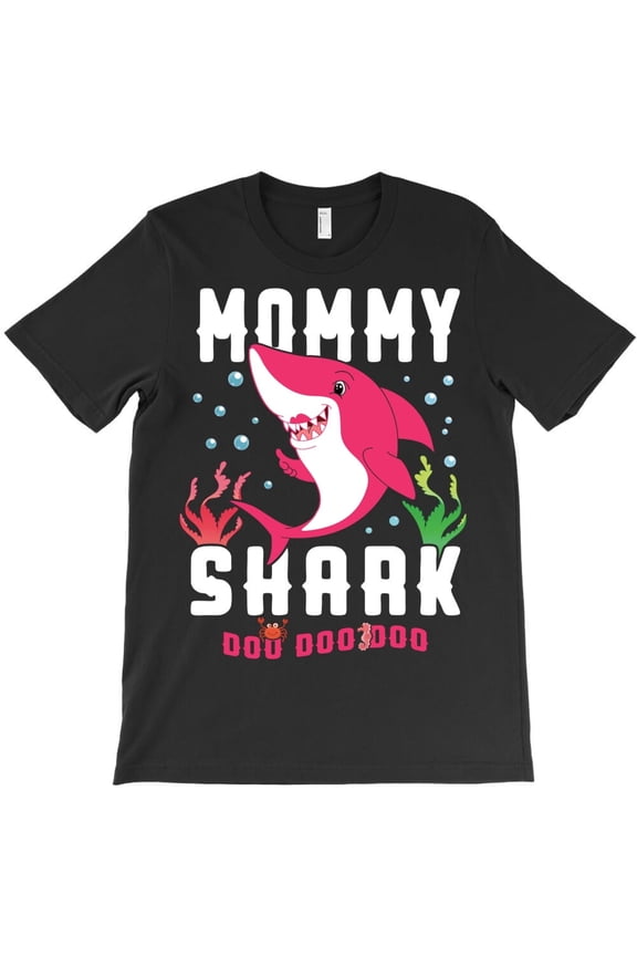 Mommy Shark Funny Family Matching Holiday Graphic - New Arrival, H35239 T-Shirt, for Men and Women, Up to Size 5XL