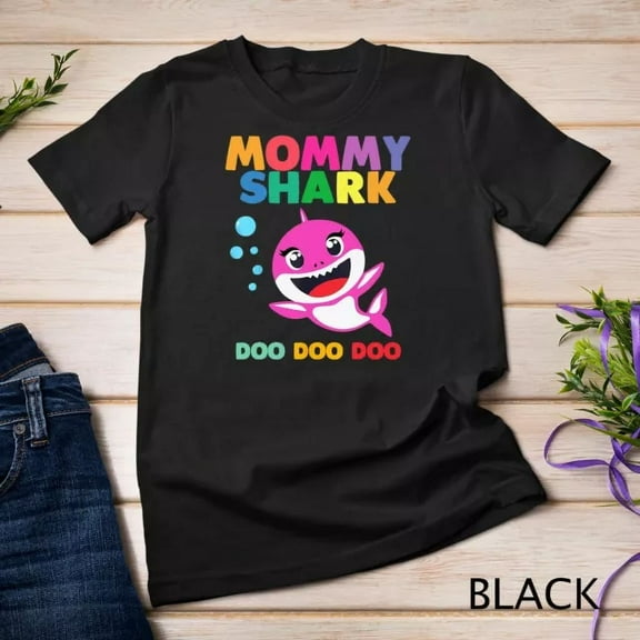 Mommy Shark Shirt Funny Mothers Day Gift For Womens Mom Unisex T-Shirt Unisex S-5Xl Hot Trending Shirt, Vintage Birthday Gift