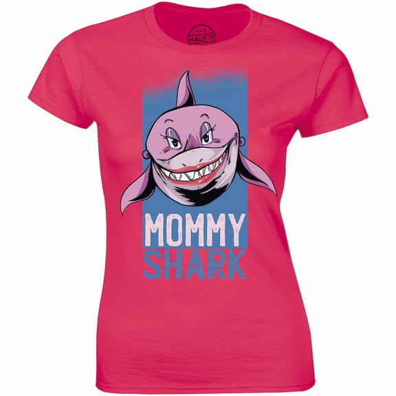 Mommy Shark - Suprise Pregnancy Announcement Women's Gift Tee Shirt