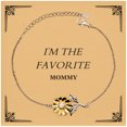 thumbnail image 1 of Mommy Sunflower Bracelet Im the Favorite Engraved Gift for Mothers Day and Christmas, Inspirational Jewelry for Mom with Confidence and Hope, 1 of 5