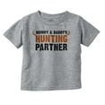 thumbnail image 1 of Mommy and Daddy's Hunting Partner Toddler Boy Girl T Shirt Infant Toddler Brisco Brands 18M, 1 of 6