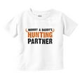 thumbnail image 1 of Mommy and Daddy's Hunting Partner Toddler Boy Girl T Shirt Infant Toddler Brisco Brands 24M, 1 of 6