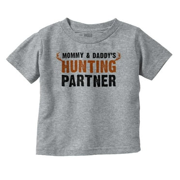 Mommy and Daddy's Hunting Partner Toddler Boy Girl T Shirt Infant Toddler Brisco Brands 6M
