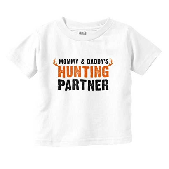 Mommy and Daddy's Hunting Partner Toddler Boy Girl T Shirt Infant Toddler Brisco Brands 6M