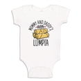 thumbnail image 1 of Mommy and Daddy's Little Lumpia Baby Bodysuit One Piece 6 mo White, 1 of 3