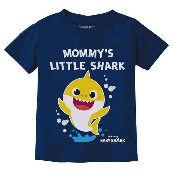 Mommy and Me Baby Shark Doo Doo Doo Little Shark Navy 4T