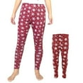 thumbnail image 1 of Mommy and Me Matching Mother Daughter Plaid Christmas Leggings (9Y, Red), 1 of 2