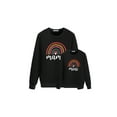 thumbnail image 1 of Mommy and Me Matching Outfits Casual Long Sleeve Sweatshirt Pullover Mama Mini Matching Sweater Top Fall Winter Clothes, 1 of 6