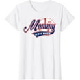 thumbnail image 1 of Mommy of Rookie 1st Birthday Baseball Theme Matching Party T-Shirt, 1 of 3