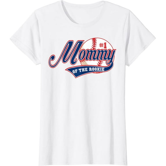 Mommy of Rookie 1st Birthday Baseball Theme Matching Party T-Shirt
