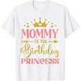 thumbnail image 1 of Mommy of The Birthday Princess Themed Family Girl Birthday T-Shirt, 1 of 3