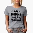 thumbnail image 1 of Mommy of a Princess, Heather Grey T-Shirt, 3XL, 1 of 5