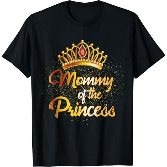 Mommy of a Princess Shirt Women Daughter Mother Matching T-Shirt