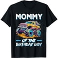 thumbnail image 1 of Mommy of the Birthday Boy Monster Truck Birthday First Bday T-Shirt, 1 of 5