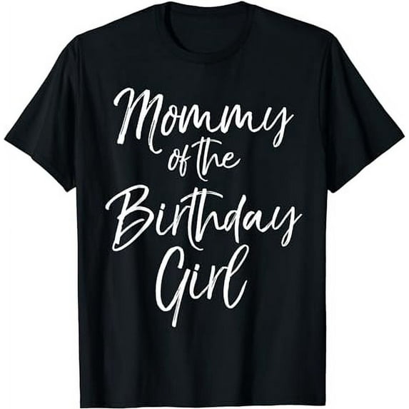 Mommy of the Birthday Girl Shirt for Women Cute Party Shirt