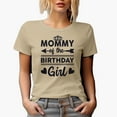 thumbnail image 1 of Mommy of the Birthday Girl, Tan T-Shirt, 2XL, 1 of 5
