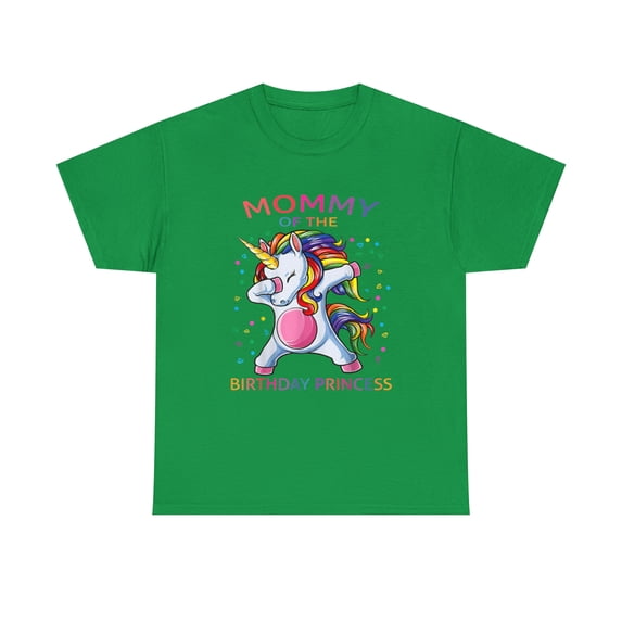 Mommy of the Birthday Princess Unicorn Girl Outfit T-Shirt