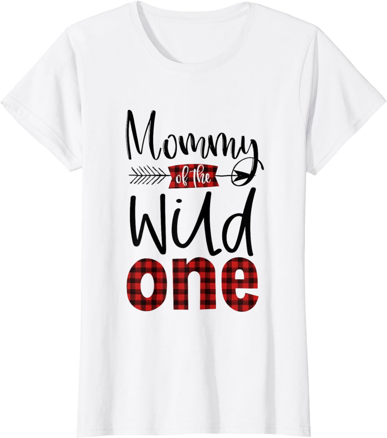 Mommy of the Wild One Buffalo Plaid Lumberjack 1st Birthday T Shirt Walmart