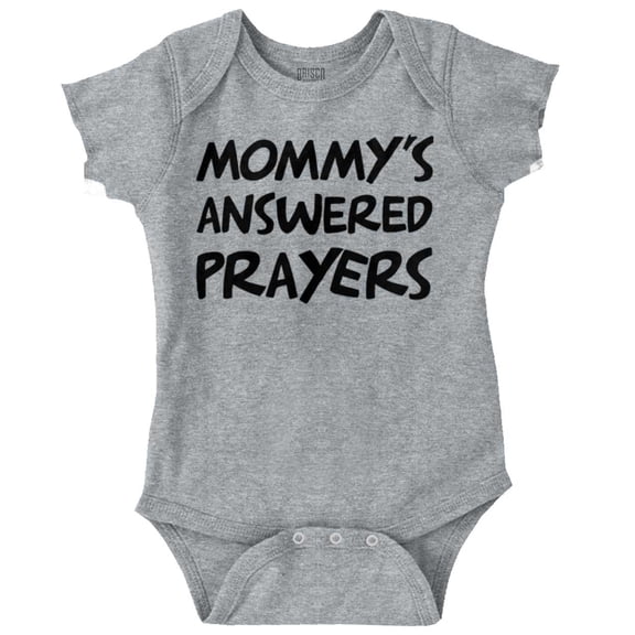 Mommy's Answered Prayer Religious Romper Boys or Girls Infant Baby Brisco Brands 24M