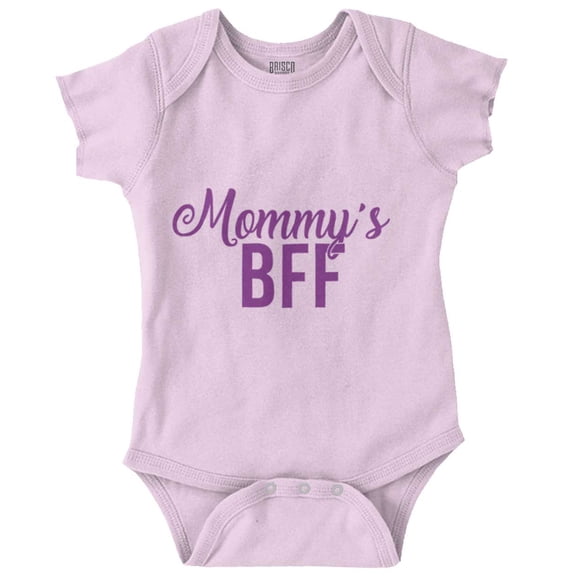 Mommy's BFF Cute Adorable Daughter Bodysuit Jumper Girls Infant Baby Brisco Brands NB