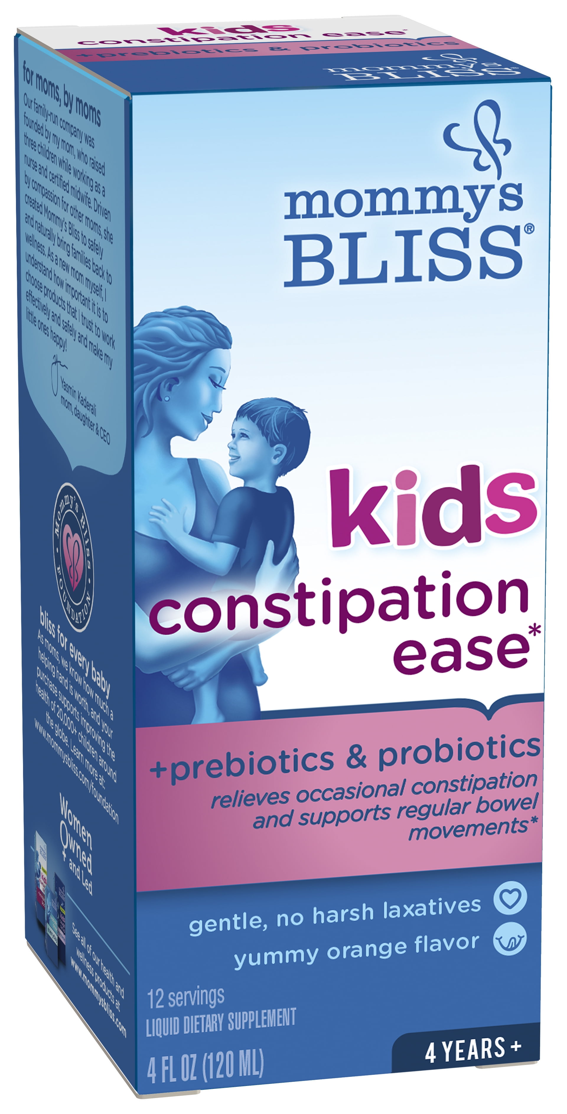 Mommy's Bliss Kids Constipation Ease Relief for Infants, Toddlers