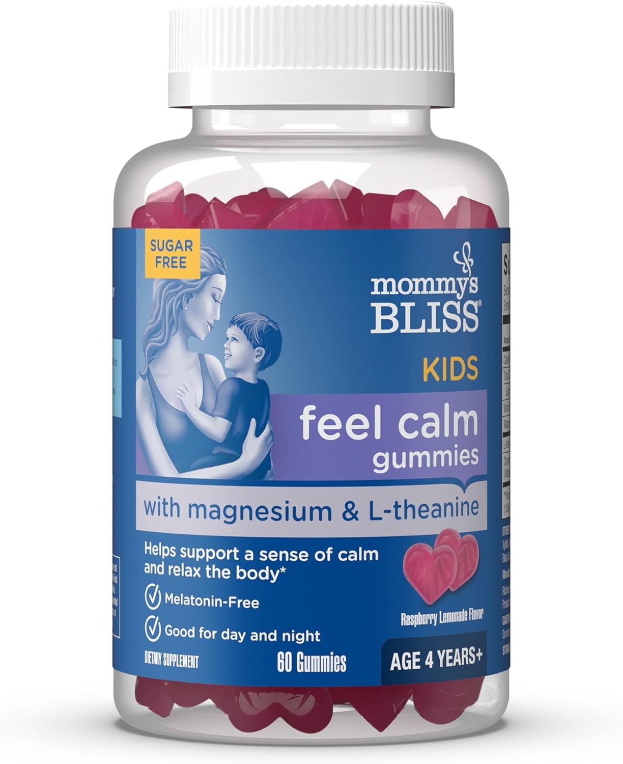 Mommy's Bliss Kids Feel Calm Gummies with Magnesium & L-Theanine