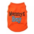 thumbnail image 1 of Mommy's Boy Dog Shirt Male Puppy Clothes for Small Dog Boy Chihuahua Yorkies Bulldog Pet Cat Outfits Tshirt Apparel (Medium), 1 of 5