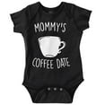 thumbnail image 1 of Mommy's Coffee Date Mothers Day Romper Boys or Girls Infant Baby Brisco Brands 12M, 1 of 6