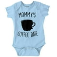 thumbnail image 1 of Mommy's Coffee Date Mothers Day Romper Boys or Girls Infant Baby Brisco Brands 12M, 1 of 6