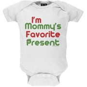 Mommy's Favorite Present - Holiday Baby One Piece - 0-6 months