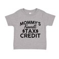 thumbnail image 1 of Mommy's Favorite Tax Credit Toddler T-Shirt 2T Athletic Heather, 1 of 3