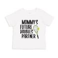 thumbnail image 1 of Mommy's Future Doubles Partner Toddler T-Shirt 3T White, 1 of 3