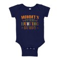 thumbnail image 1 of Mommy's Future Hunting Buddy Baby Bodysuit One Piece 24 mo Navy Blue, 1 of 3
