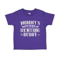 thumbnail image 1 of Mommy's Future Hunting Buddy Toddler T-Shirt 4T Purple, 1 of 3