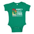 thumbnail image 1 of Mommy's Future Rock Climbing Buddy Baby Bodysuit One Piece 6 mo Kelly Green, 1 of 3