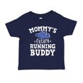 thumbnail image 1 of Mommy's Future Running Buddy Toddler T-Shirt 2T Navy Blue, 1 of 3