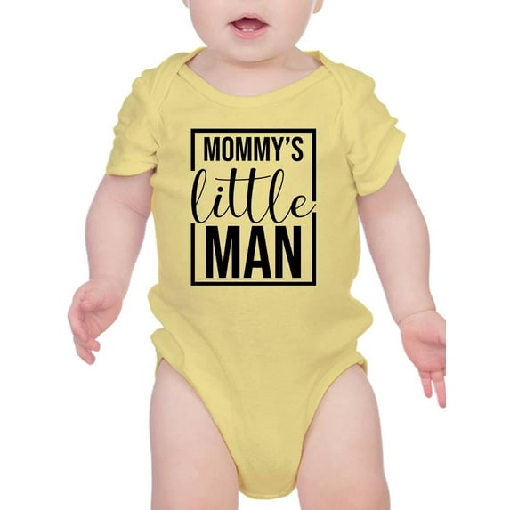 Mommy's Little Man Bodysuit Infant -Smartprints Designs, Newborn
