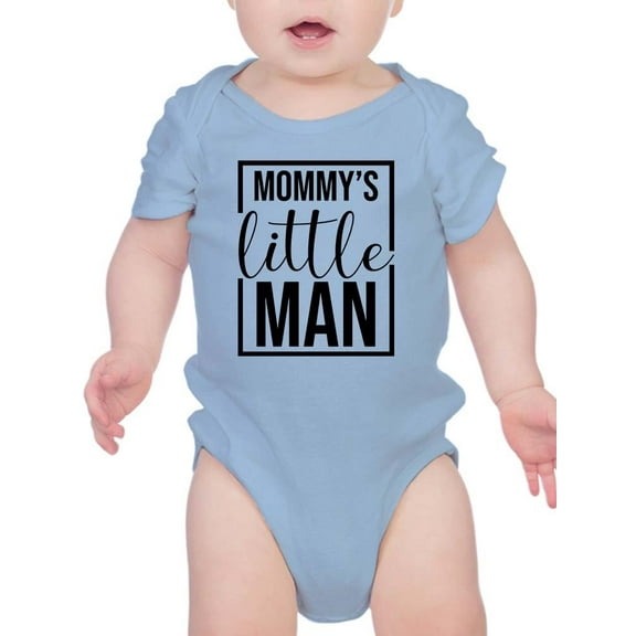 Mommy's Little Man Bodysuit Infant -Smartprints Designs,  Newborn