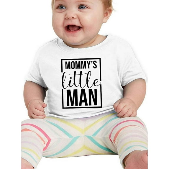 Mommy's Little Man T-Shirt Infant -Smartprints Designs, 18 Months