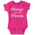 thumbnail image 1 of Mommy's Little Princess Cute Daughter Bodysuit Jumper Girls Infant Baby Brisco Brands NB, 1 of 6