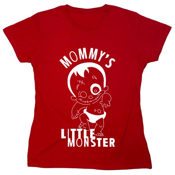 Mommy's Little Sarcastic Humor Novelty Funny Women's Casual Tees