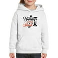 thumbnail image 1 of Mommy's Little Spook. Hoodie Juniors -Image by Shutterstock,  x-Large, 1 of 4
