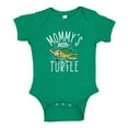thumbnail image 1 of Mommy's Little Turtle Baby Bodysuit One Piece 6 mo Kelly Green, 1 of 3