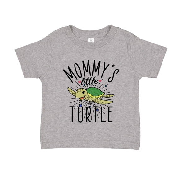 Mommy's Little Turtle Toddler T-Shirt 2T Athletic Heather