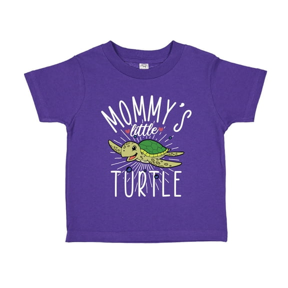 Mommy's Little Turtle Toddler T-Shirt 2T Purple