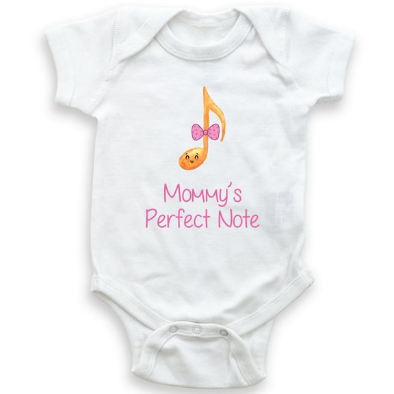 Mommy's Perfect Note - Baby Bodysuit - Baby Girl - Music Lover